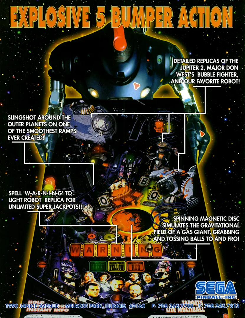 Pinball Flyer Lost in Space 02