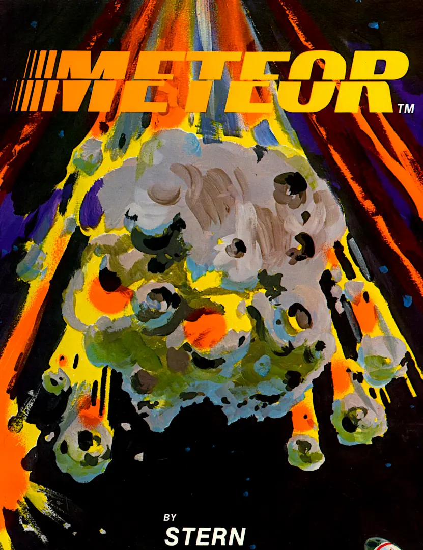Pinball Flyer Meteor 01