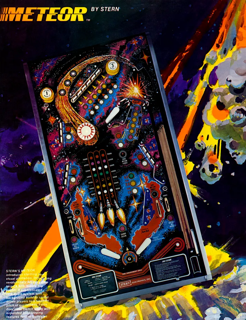 Pinball Flyer Meteor 02
